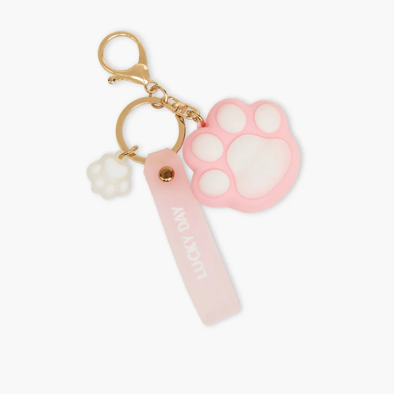 LIFESTYLE Paw Charm Keyring for Girls